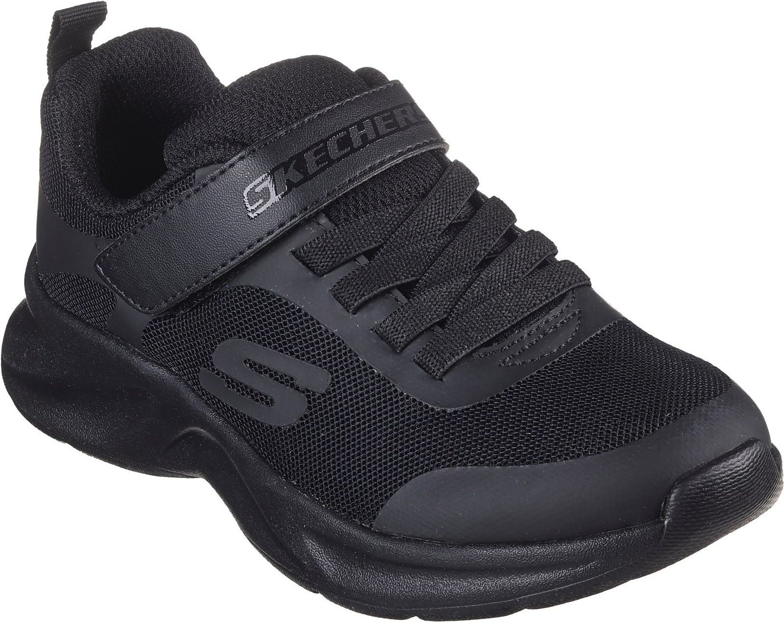 Skechers Dynamatic Damen Schwarze Textilsneaker