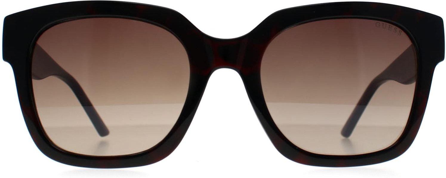 Thumbnail - Guess GF6128 52F dunkle havannabraune Sonnenbrille mit Farbverlauf