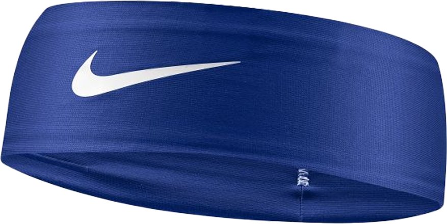 Nike Dri-FIT Stirnband (Königsblau/Weiß)