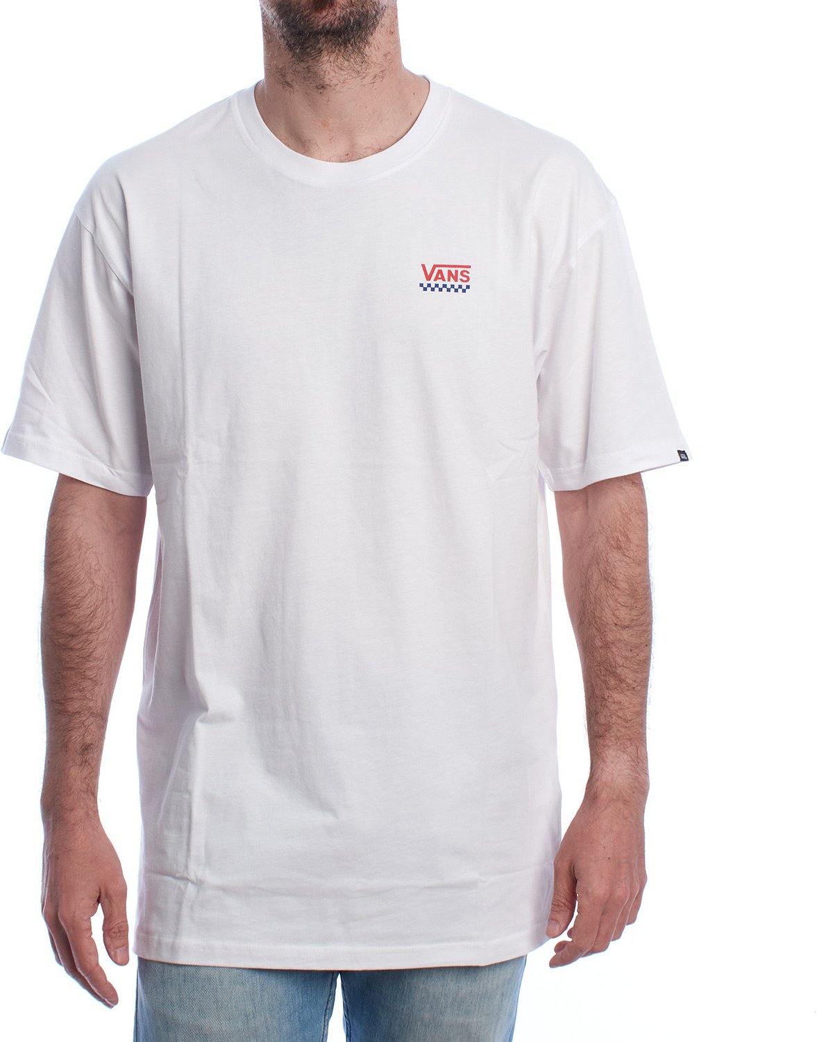 Herren-T-Shirt mit Logo auf der linken Brust II VN0A7TLGKSF1, kurzärmelig