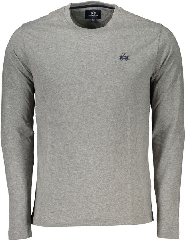 La Martina Grigio Baumwoll Herren T-Shirt