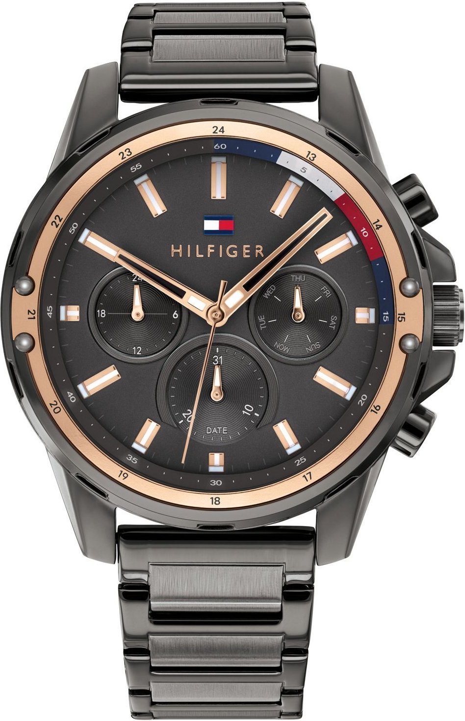 Tommy Hilfiger Mason Herrenuhr Grau 1791790