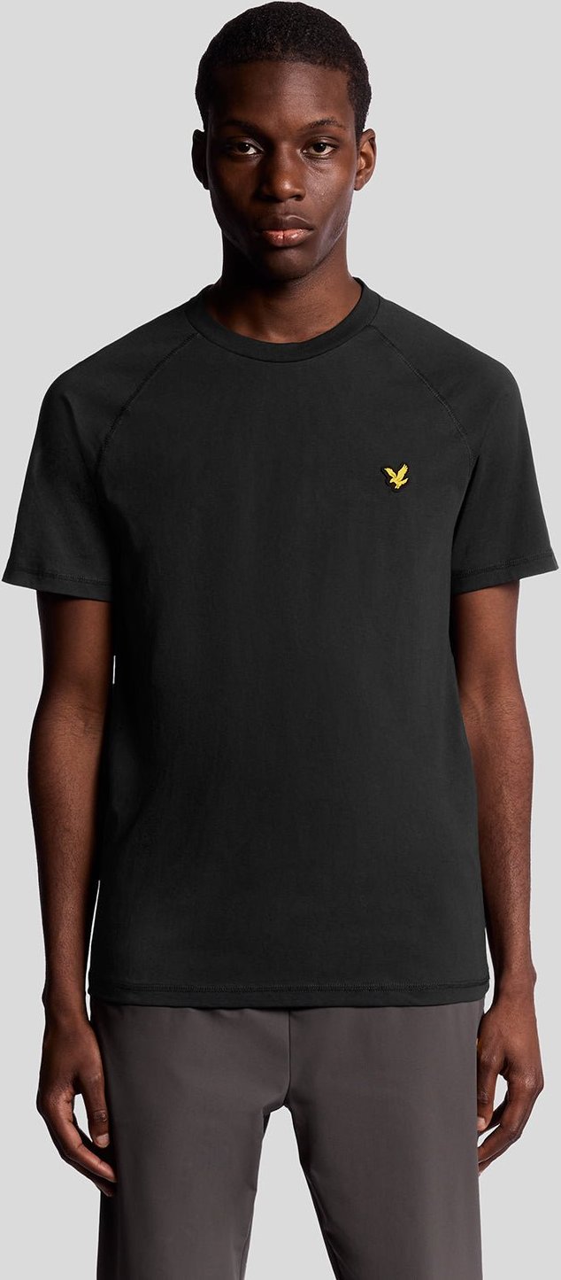 Lyle & Scott Sports Raglan-T-Shirt – Schwarz