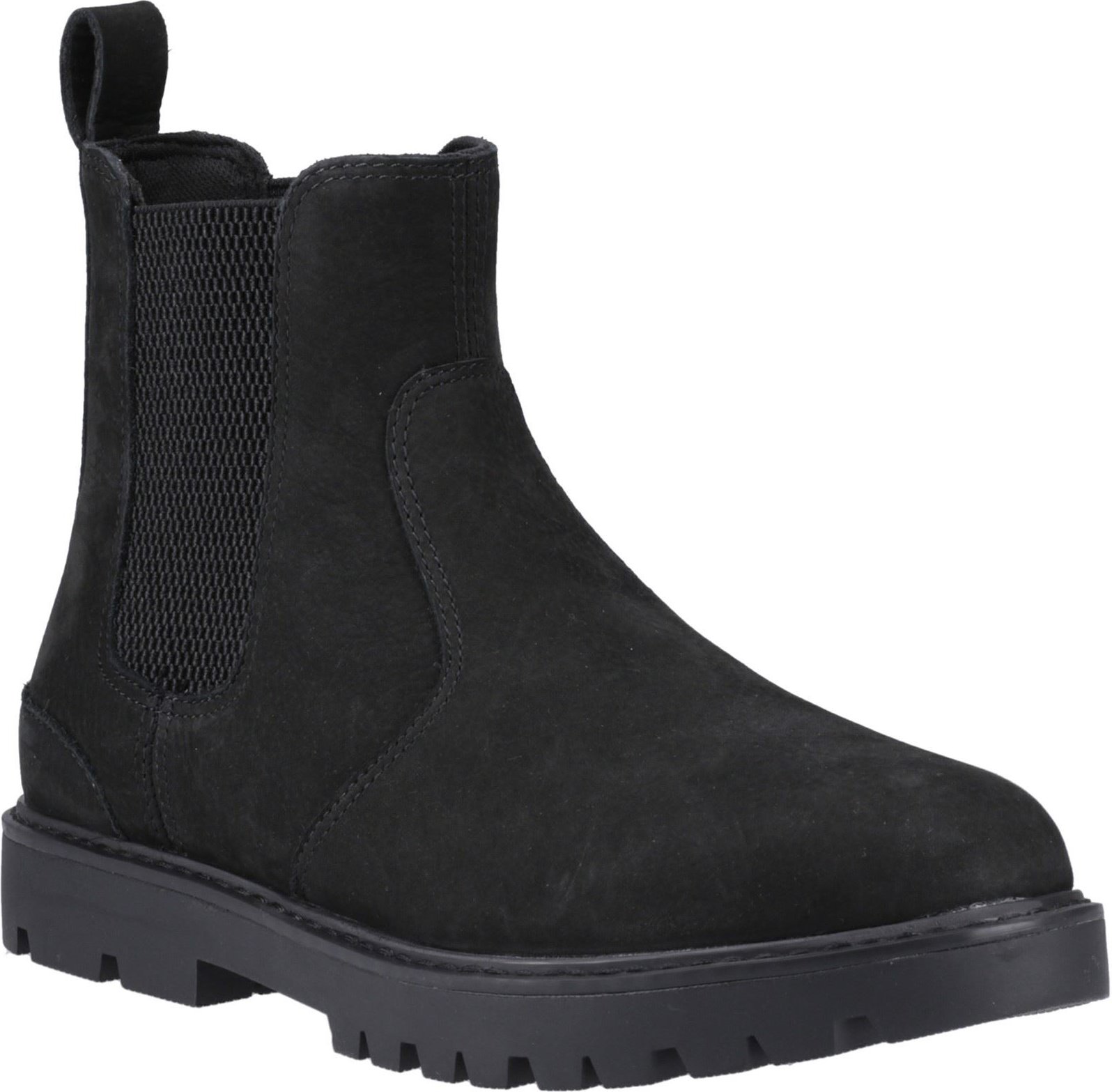 TOMS Griffin Leder Herren Stiefel Schwarz