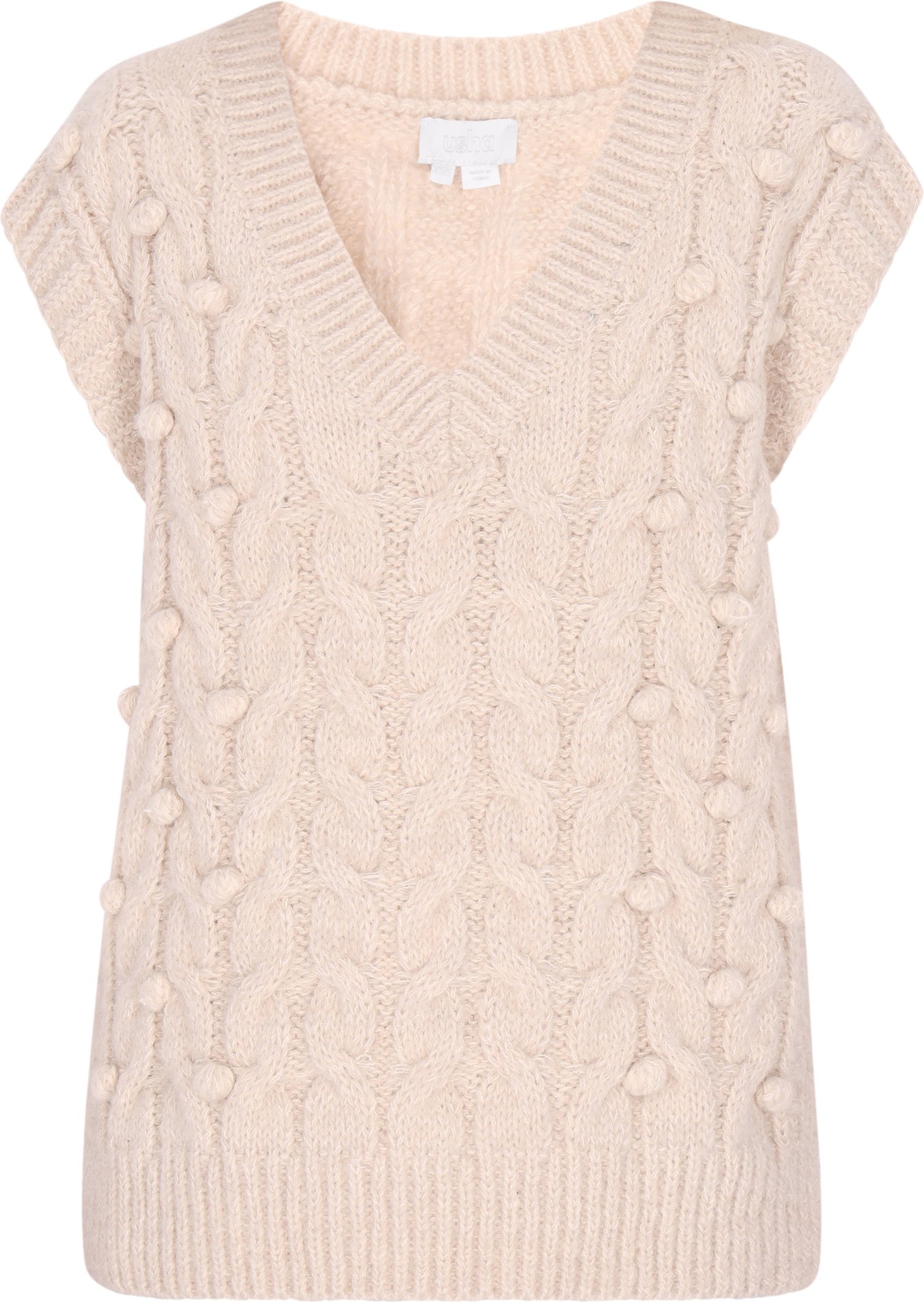 usha Pullunder Damen Creme Melange