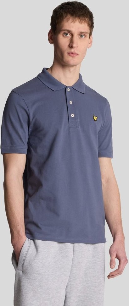 Lyle & Scott Einfaches Polohemd - Indigo Blau