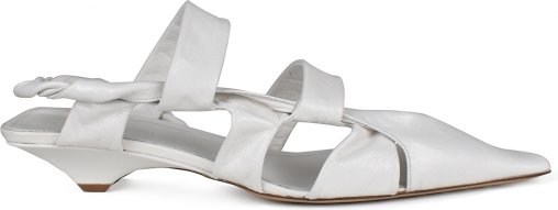 Bottega Veneta Sandalen BV Point Weiß