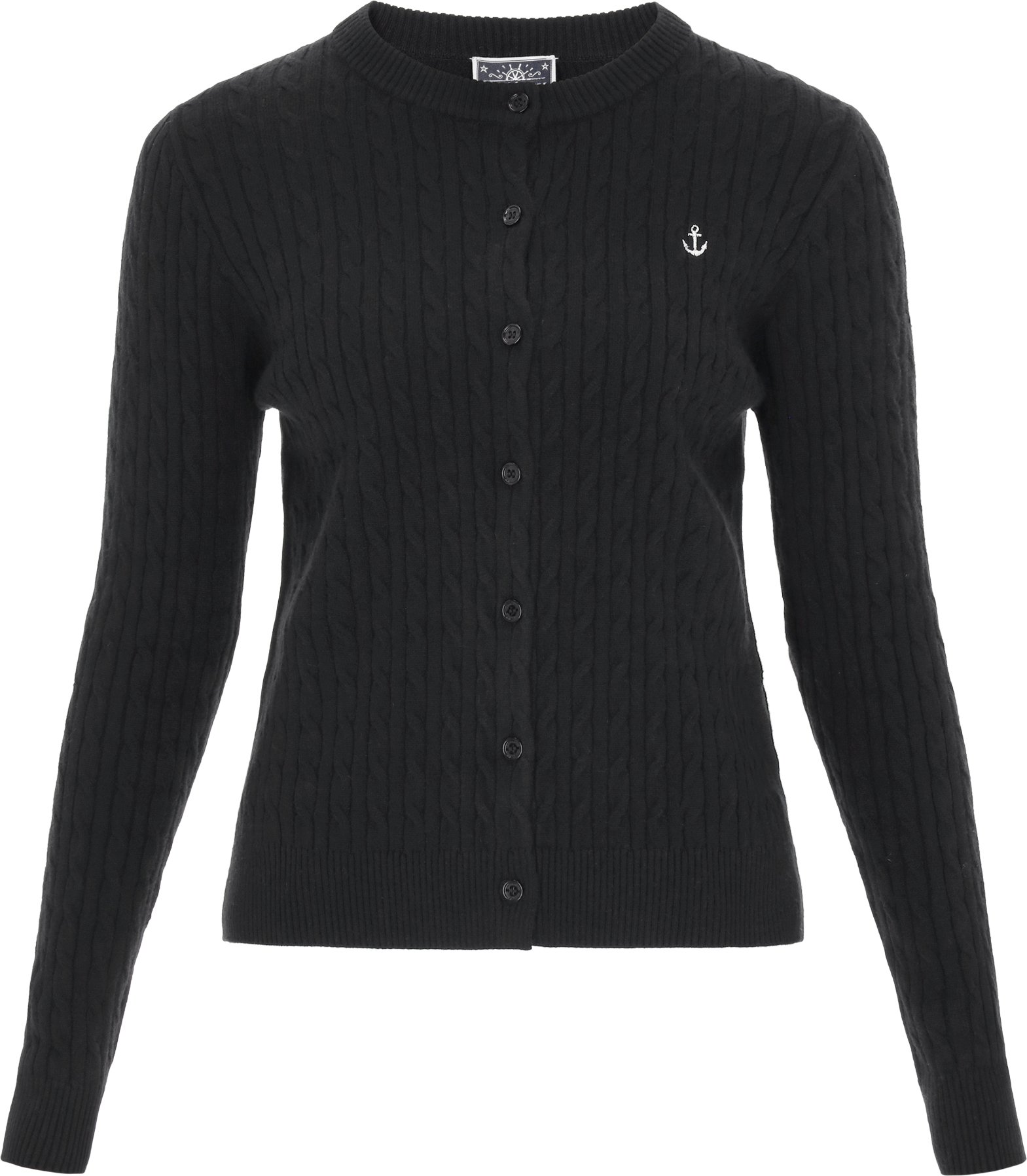 Dreimaster Strickjacke Frauen Schwarz