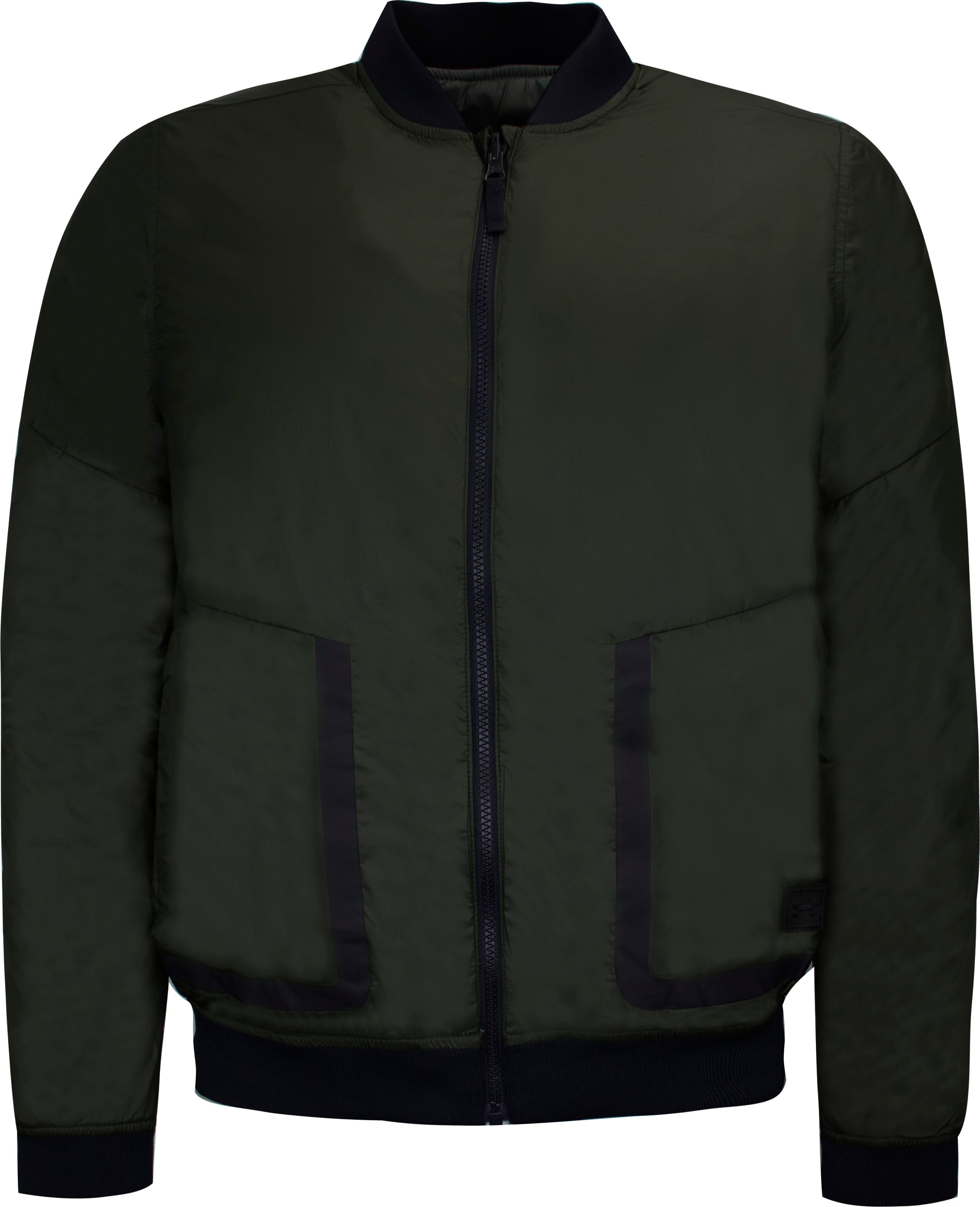 Under Armor Reactor Herren Bomber Jacke Reversible Khaki 1306450 357