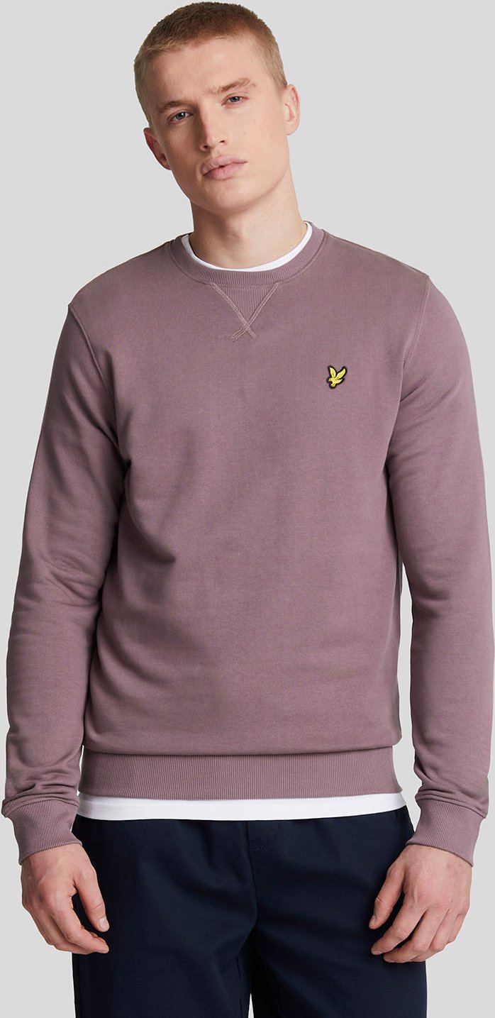 Sweatshirt mit Rundhalsausschnitt für Herren in Rosa