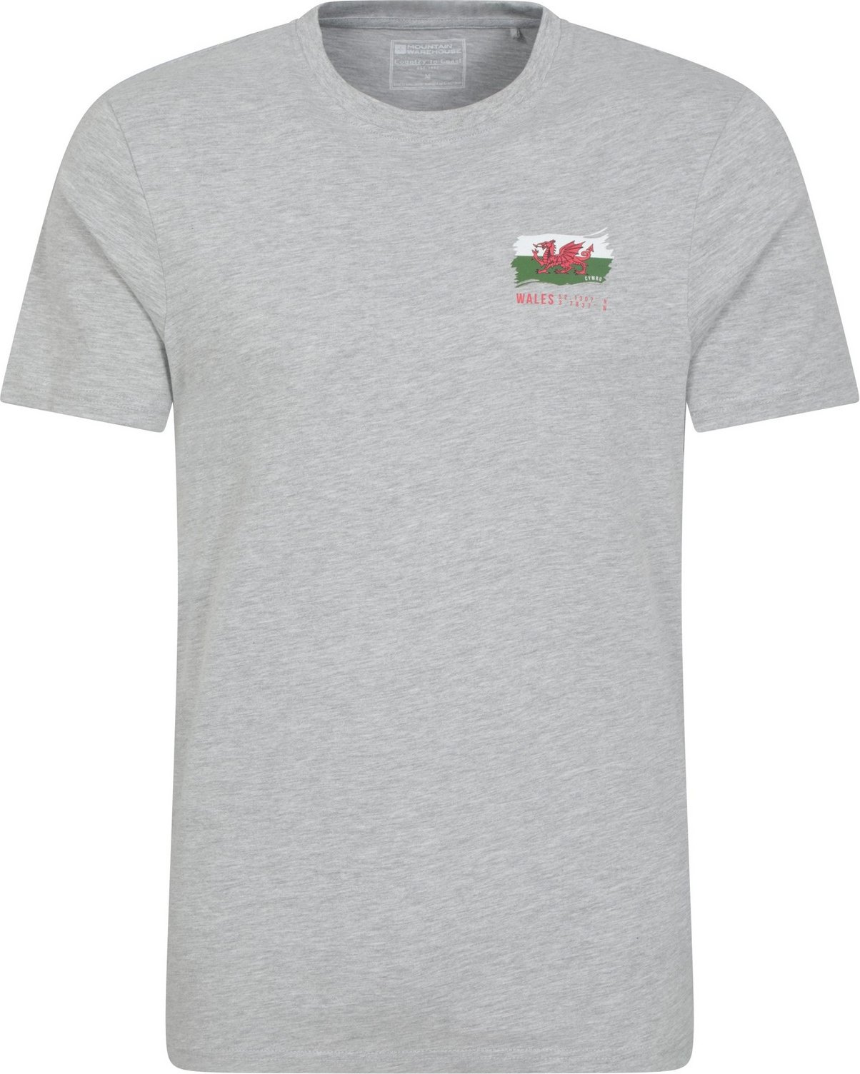 Mountain Warehouse - "Wales" T-Shirt für Herren (Grau)