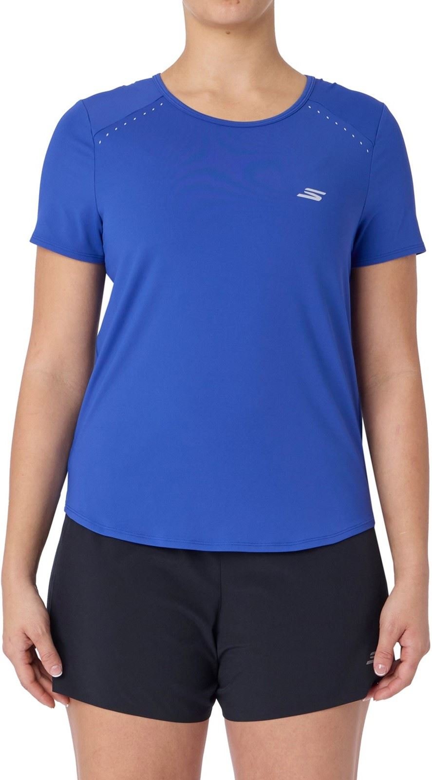 Skechers Stride Performance T-Shirt Damen Blau Activewear T-Shirts