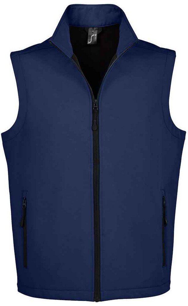 SOLS Herren Race Softshell Body Warmer (French Navy)