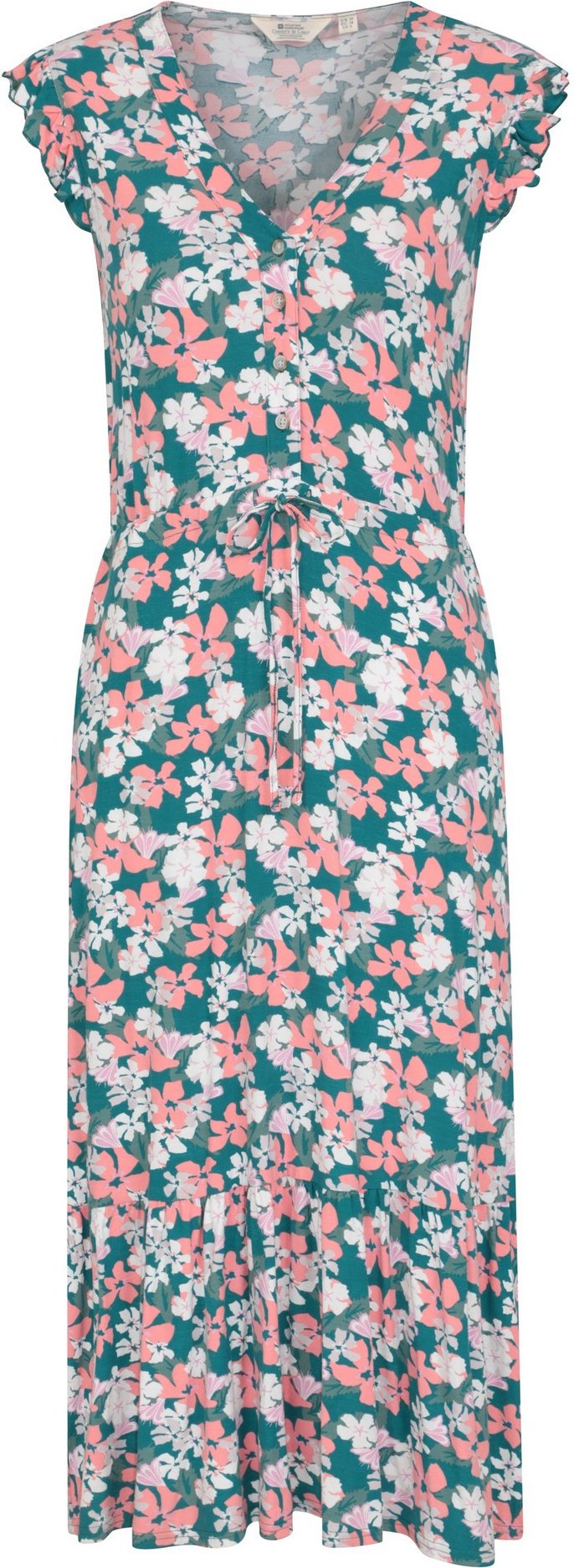 Mountain Warehouse - "Cyprus" Kleid Rüschen für Damen (Myrrhe)