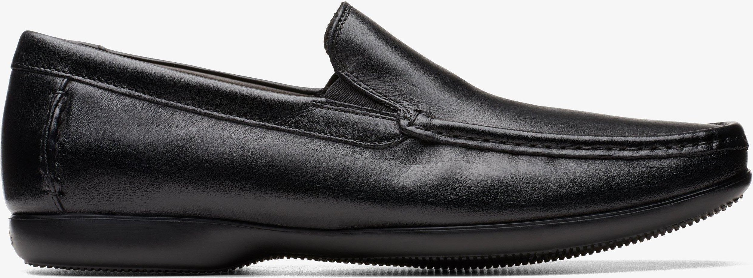 Finer Sonnen schwarze Lederschuhe