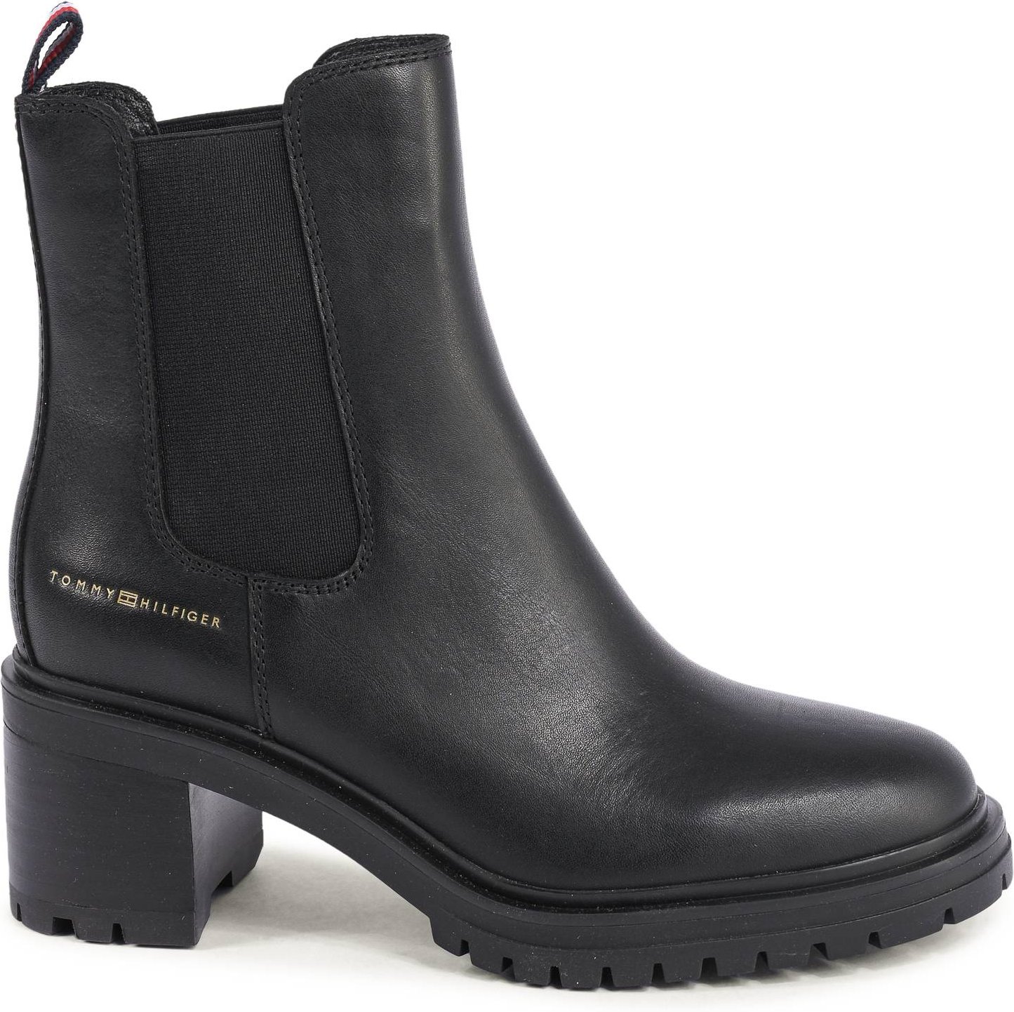 Chelsea-Stiefel mit Blockabsatz