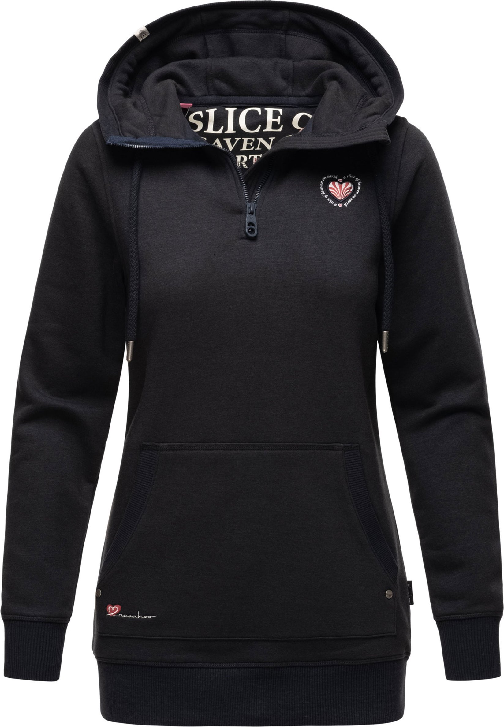 Navahoo Damen Longsleeve Hoodie Zauberelfe – Lang & Kuschelig