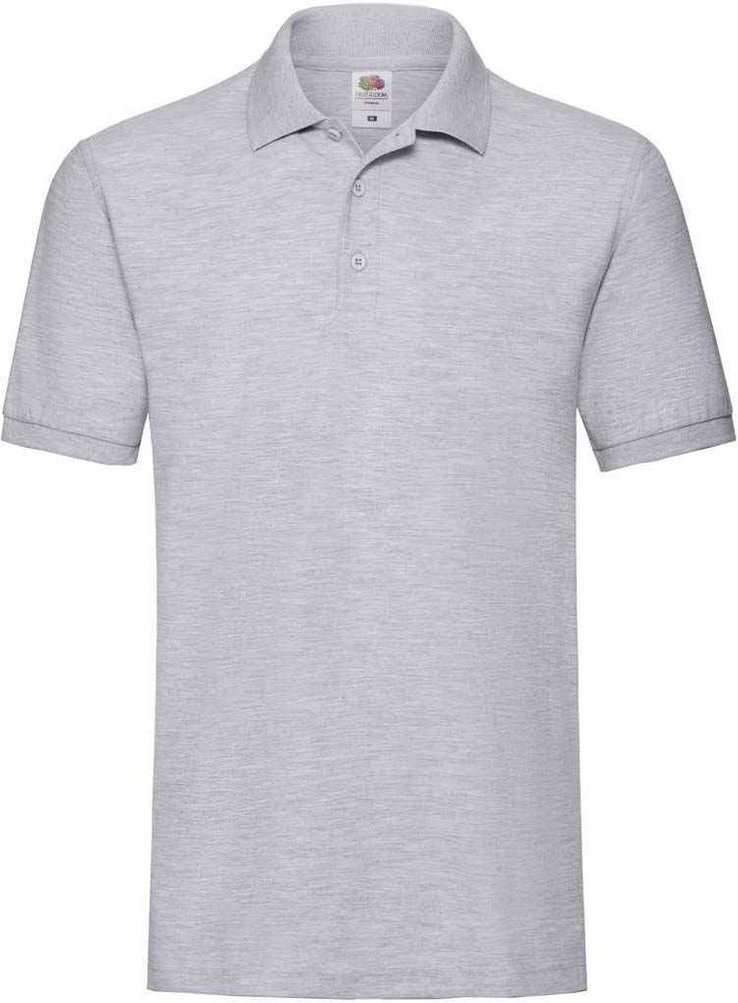 Fruit of the Loom Herren Premium Pique Polo Shirt (Athletic Heather)
