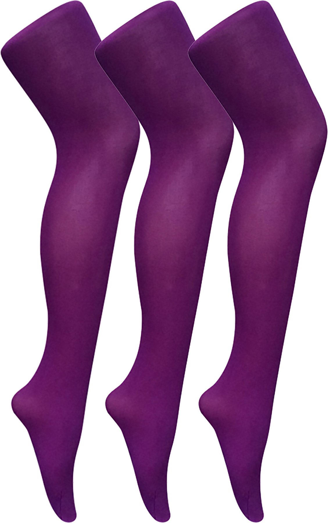 3 Paar Multipack Damen farbige undurchsichtige 80 Denier Strumpfhosen | Sock Snob | einfarbige Blockfarbe Strumpfhosen -...