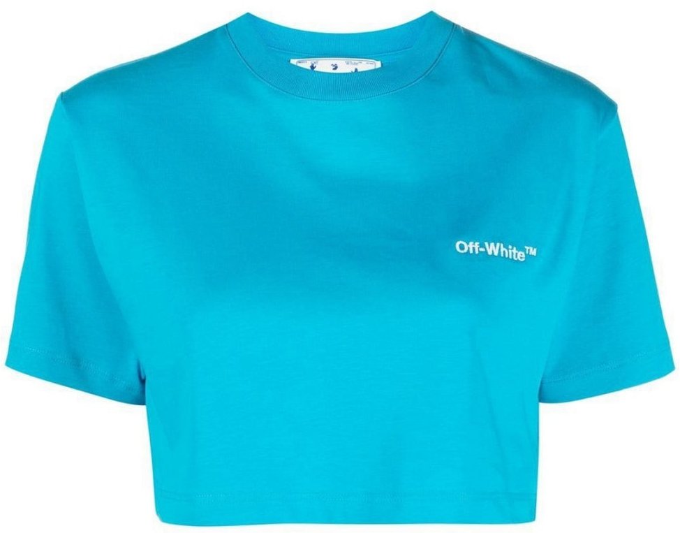 Off-white - Kurzes Helvetica-t-shirt