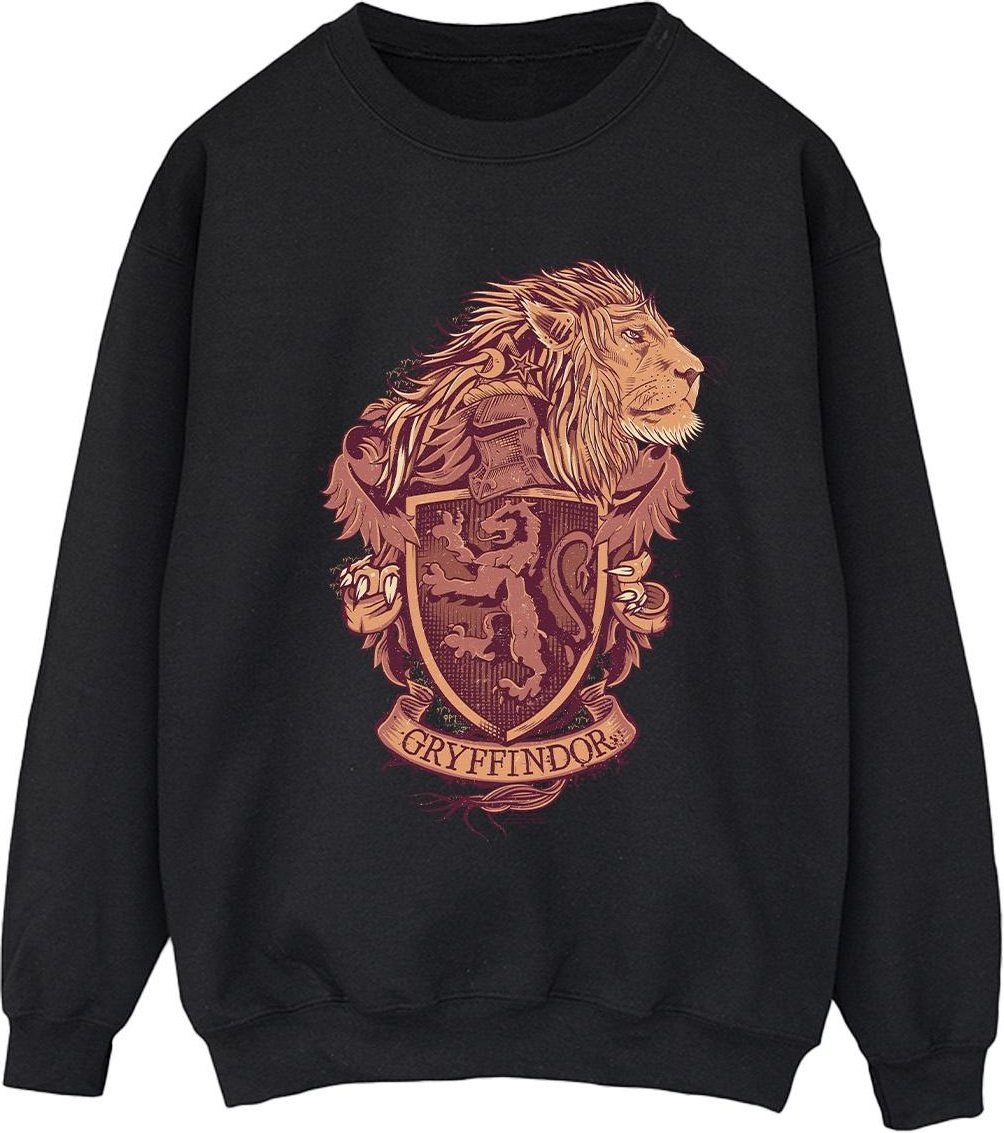 Harry Potter - "Gryffindor" Sweatshirt für Damen (Schwarz)