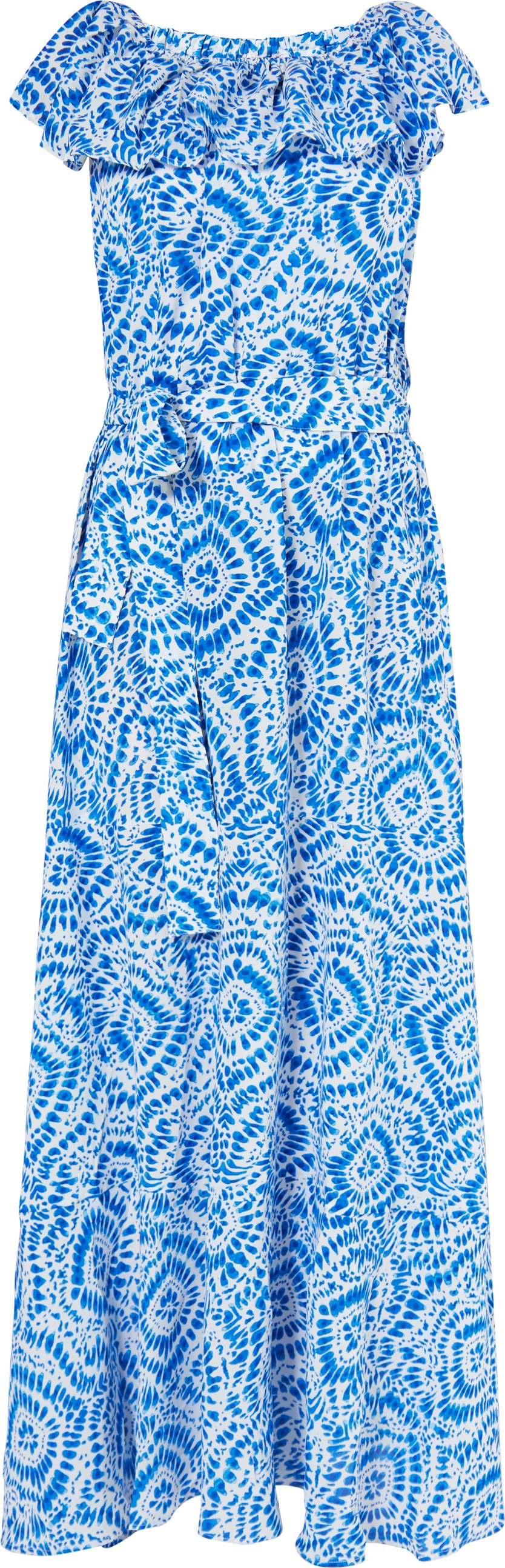 IZIA Maxikleid mit Print Damen blau