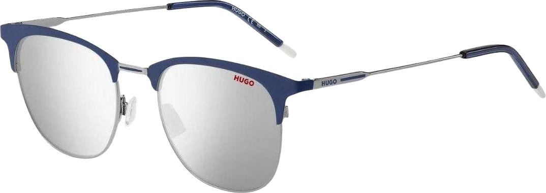 Hugo Boss - "1208 0KU0" Verspiegelt-Sonnenbrille für Herren (Blau/Silber)