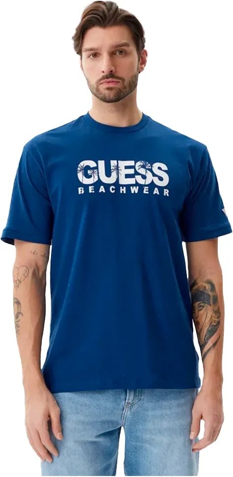 T-Shirt Guess Homme Strandbekleidung aktiv