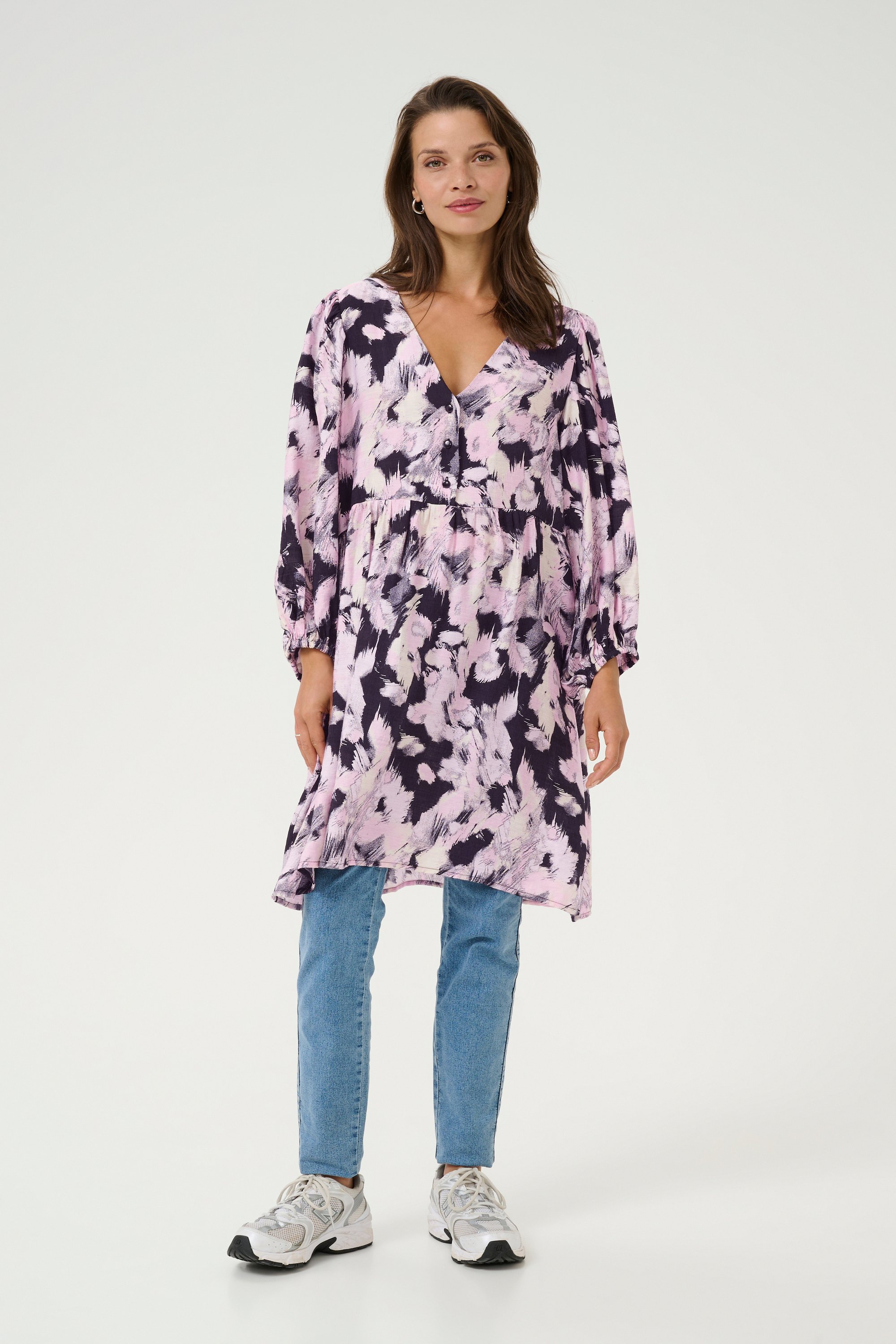 Kleid Loose fit black multi