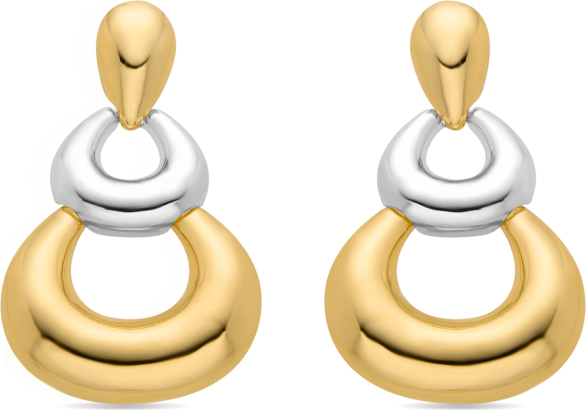 Luxenter-Ohrringe aus 18k Gelbgold - Aured