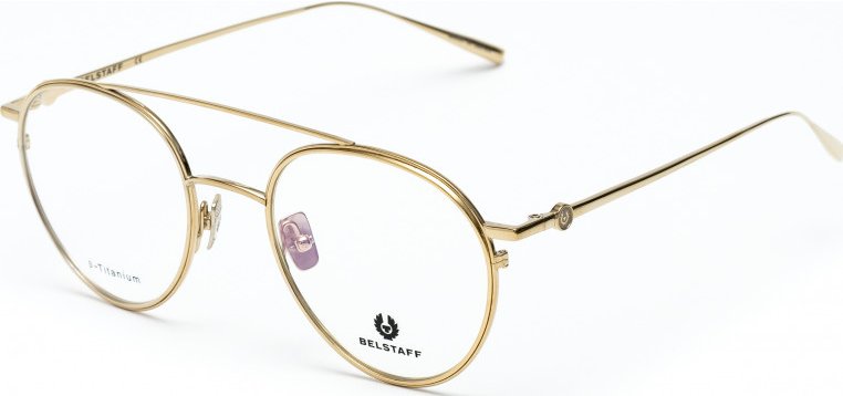 Belstaff JAGGED-DORADO-TITAN JAGGED 53 DORADO TITAN Optik mit Clip-On Sonnenbrille