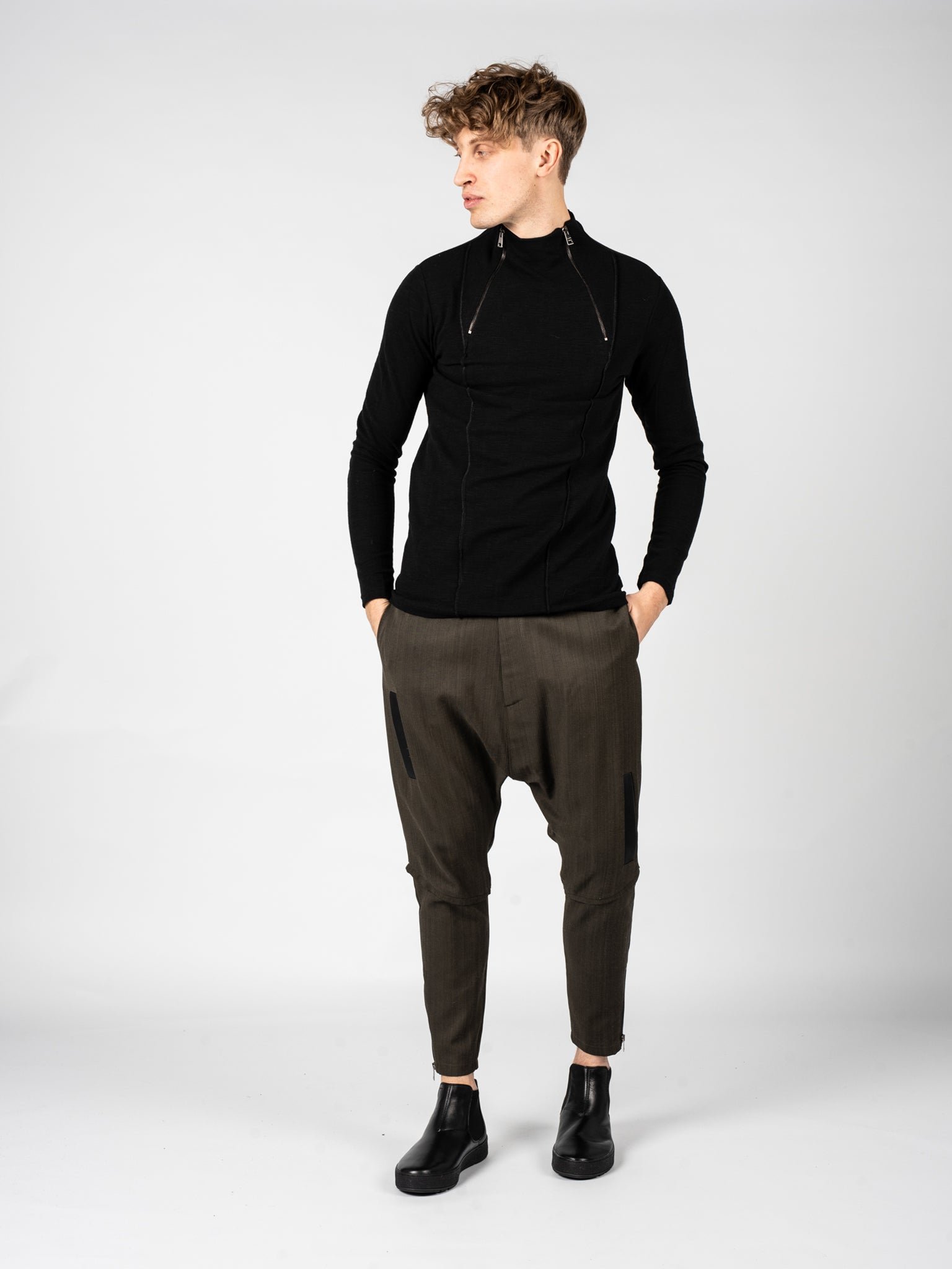 La Haine Inside Us Hose LM064 Herren grün