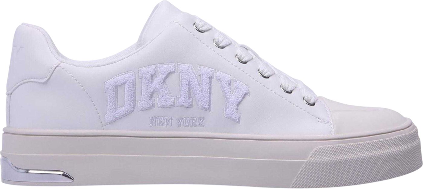 DKNY - "New York" Sneaker für Damen, Zum Schnüren (Weiß)