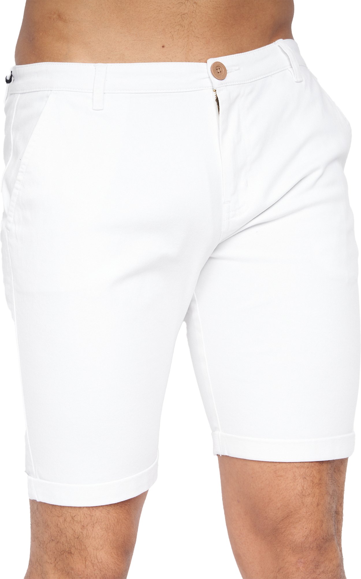 Crosshatch - "Sinwood" Shorts für Herren (Weiß)