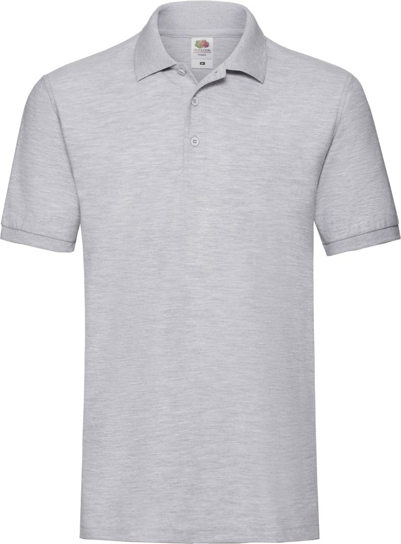 Fruit of the Loom - "Premium" Poloshirt für Herren (Grau meliert)