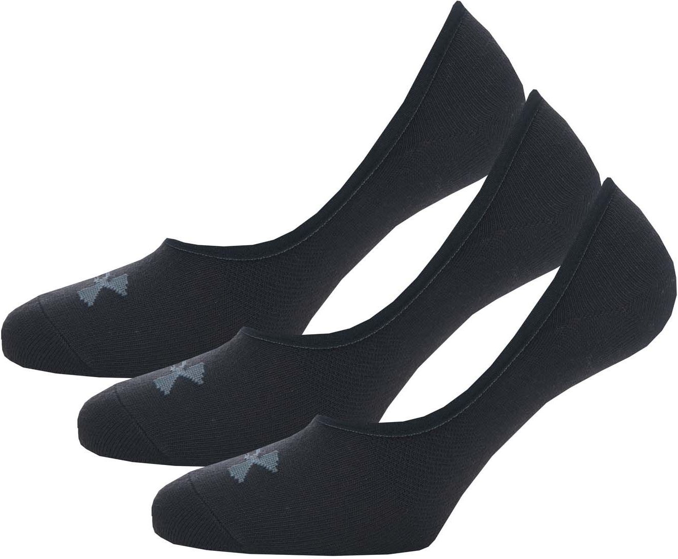 Herren Under Armour UA Essential 3er-Pack LOLO Liner Socken in Schwarz