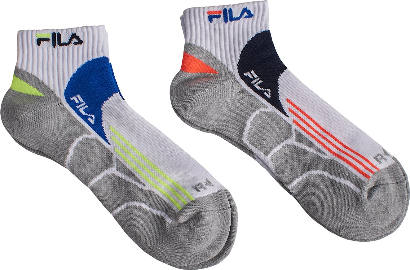 Pack-2 Viertel-Laufsocken F2526 für Herren