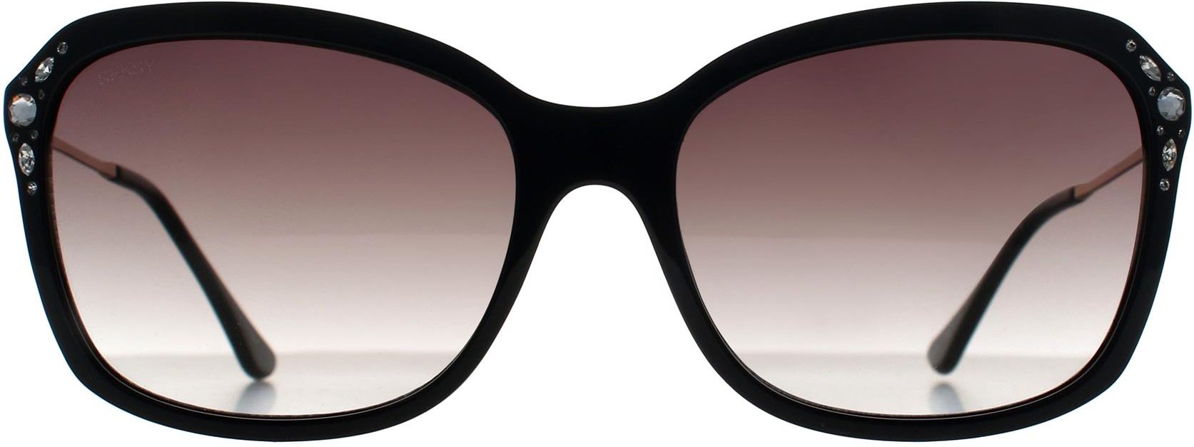 Seksy Butterfly Womens Schwarz Gold Rauch Grau Gradient N2901