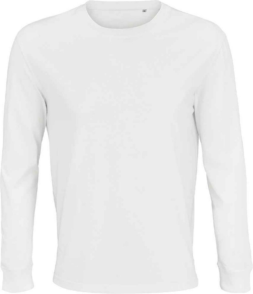 SOLS Unisex Pioneer Langarm-T-Shirt aus Bio-Baumwolle für Erwachsene (weiß)