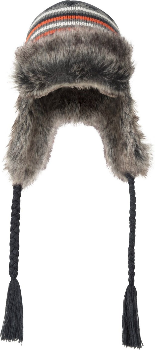 Mountain Warehouse Unisex Erwachsene St Anton gestrickte Bombermütze (dunkelgrau)