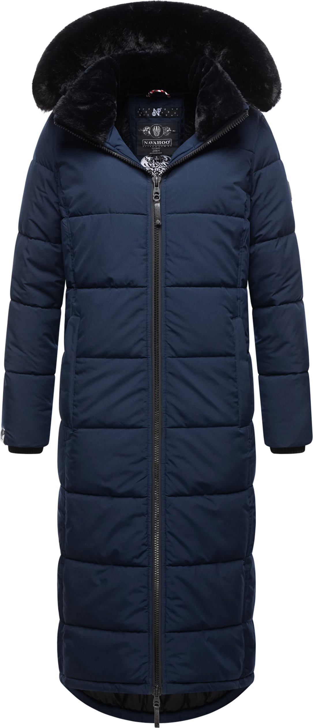 Navahoo Damen Winterjacke Knuddelfee – Extra Lang & Kuschelig Warm
