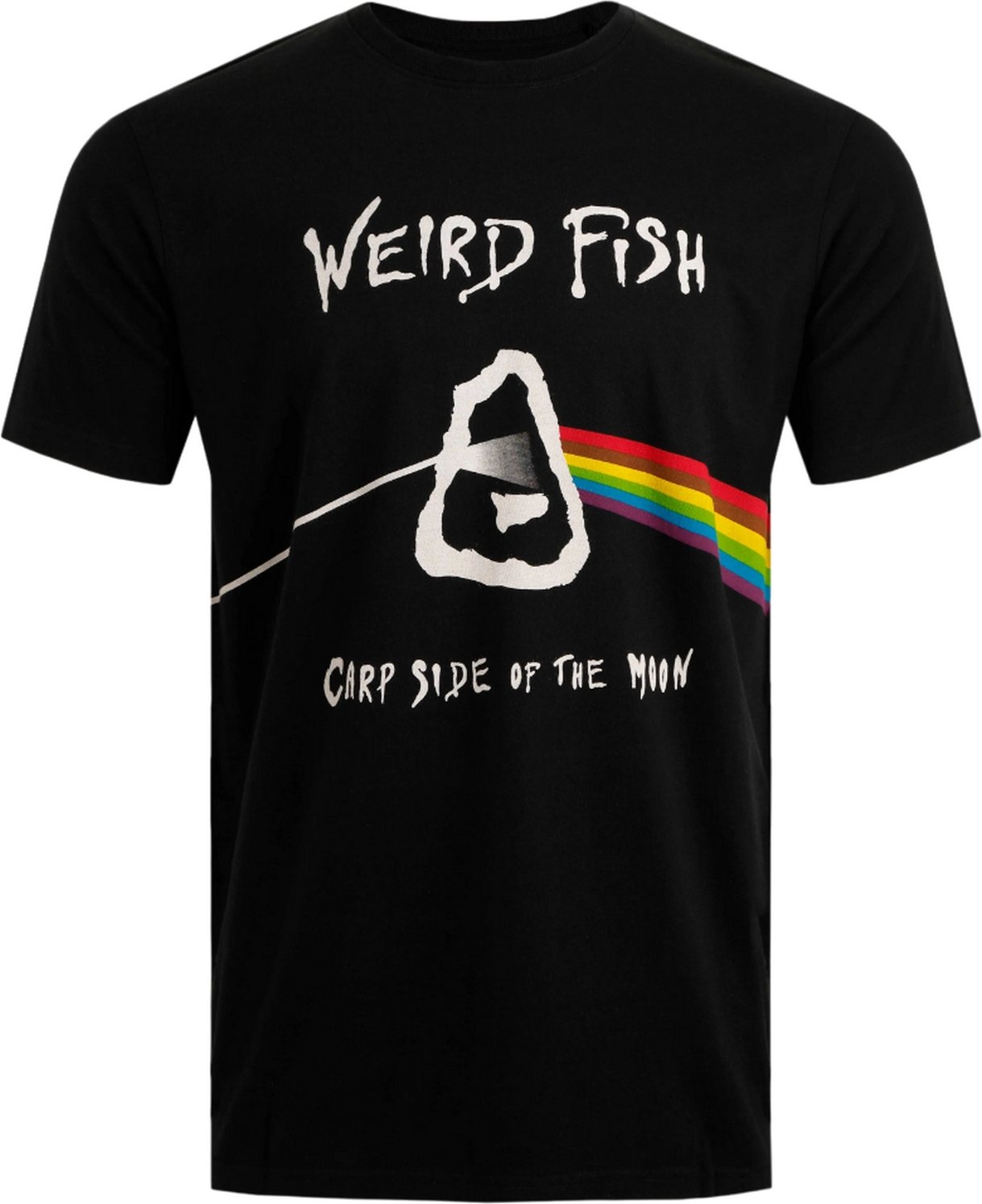 Thumbnail - Weird Fish - "Carp Side Of The Moon" T-Shirt für Herren (Schwarz)