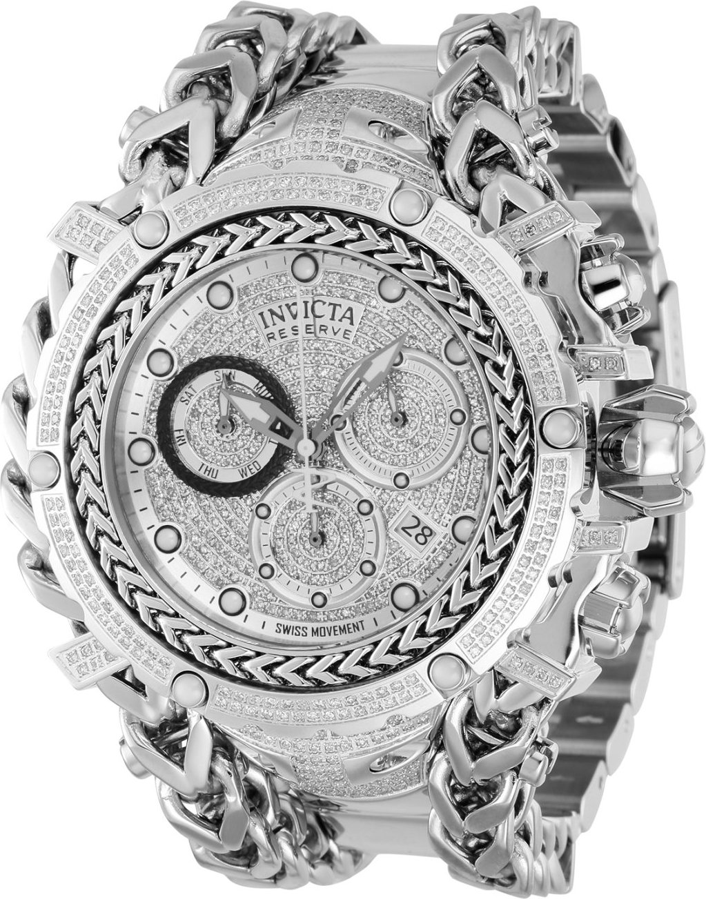 Invicta Reserve - Gladiator 35057 Herrenuhr - 58mm - Mit 696 diamanten