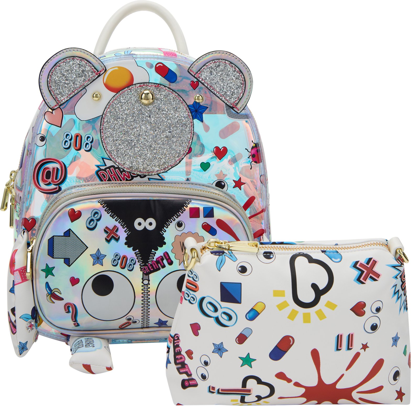 Mymo RUCKSACK RUCKSACK Frauen weiß mehrfarbig