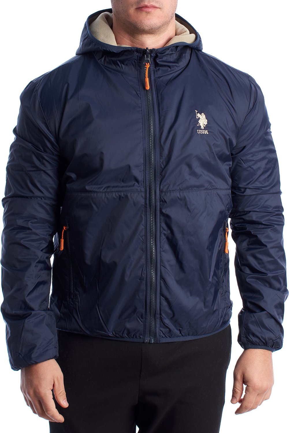 Herren Wendefleece- und Windjacke US40126001