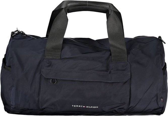 Blaue Polyester-Handtasche