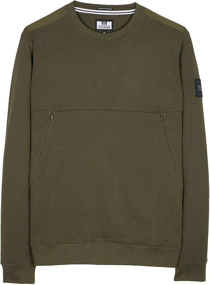 Wochenendtäter Asmara Herren dunkelgrüner Pullover