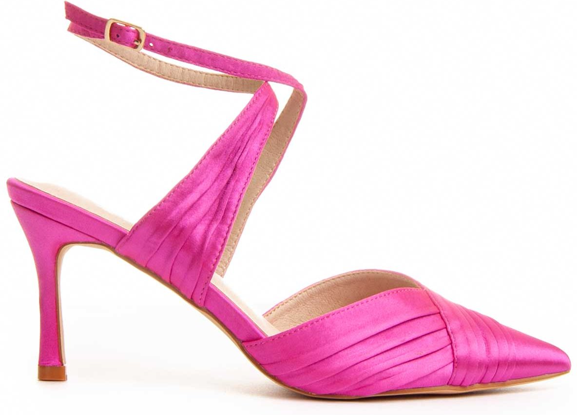 Montevita Absatzschuh Festschuh in Fuchsia