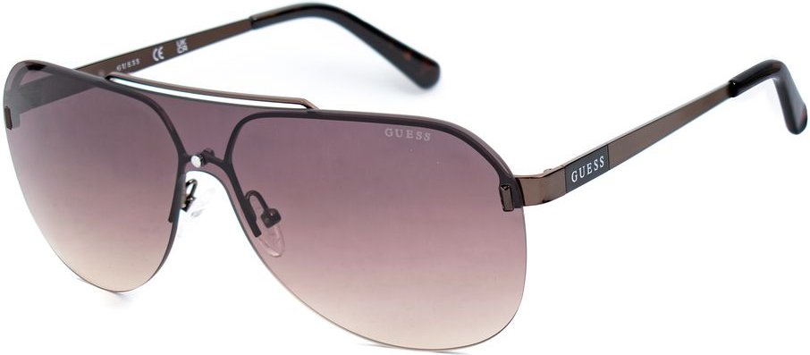 Braune Metall-Sonnenbrille