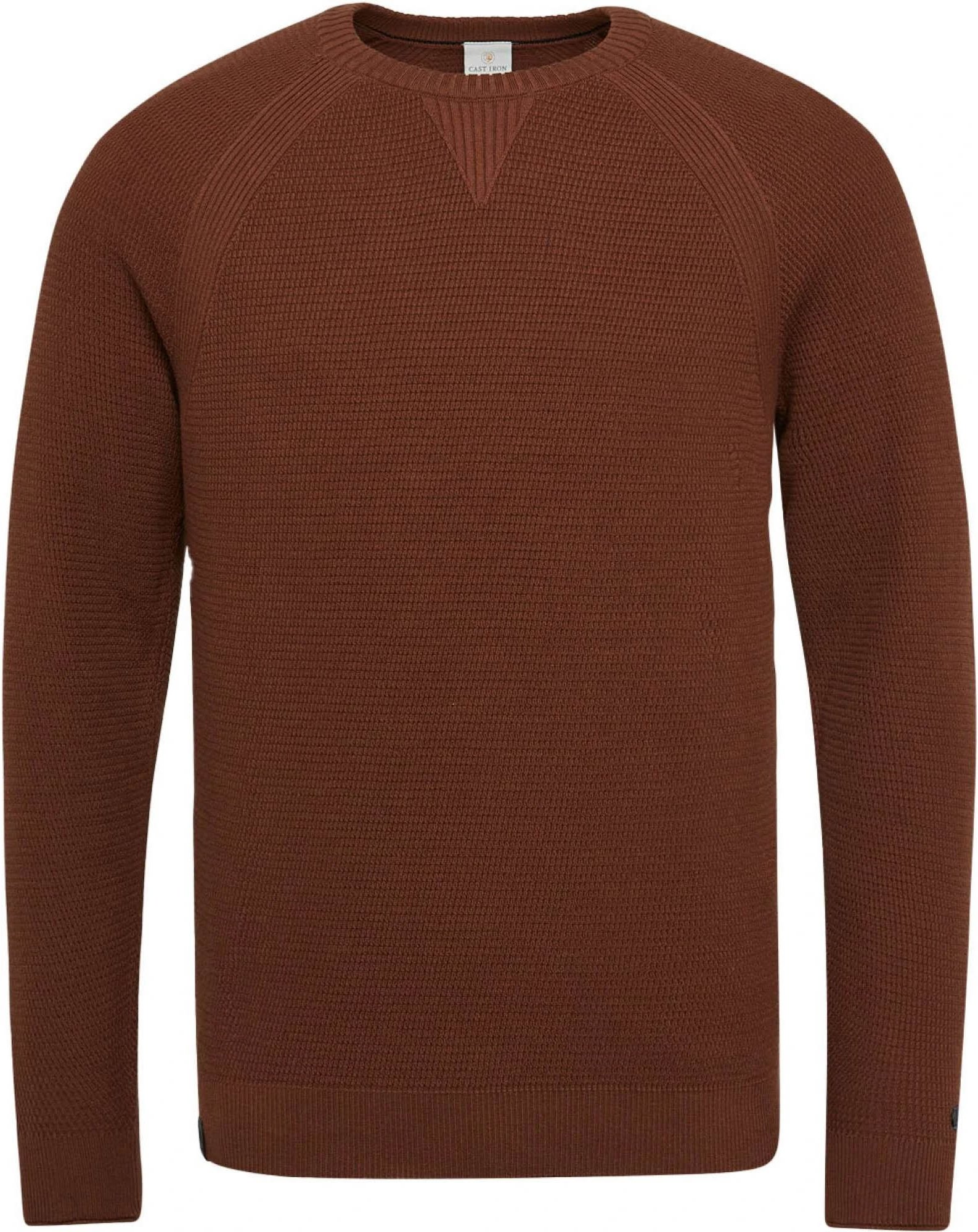 Herrenpullover der Marke Cast Iron. Der Pullover ist aus Baumwolle gefertigt und hat eine normale Passform. Die weiche B...